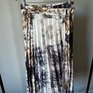 Top shop tie dye midi skirt